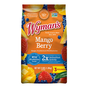 Wymans - Frozen Blueberry Strawberry Mango, 3lb | Pack of 6