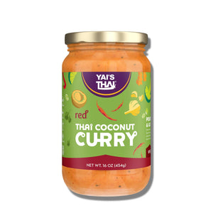 YAIS THAI: Thai Coconut Curry Red, 16 oz 
 | Pack of 6