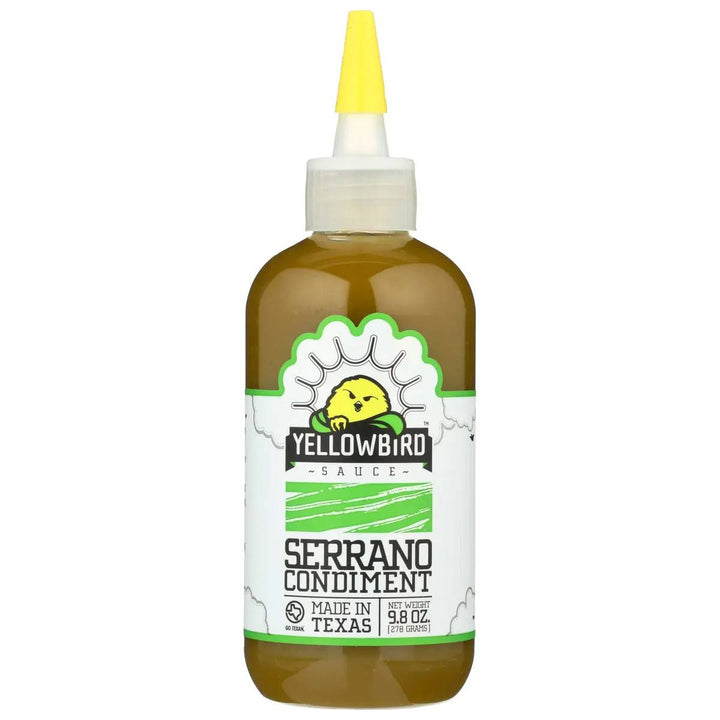 Yellowbird Sauce - Chili Serrano, 9.8oz | Pack of 6 - PlantX US