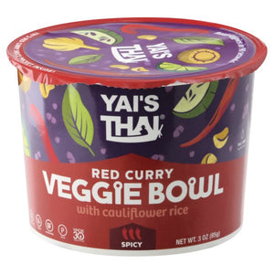Yais Thai Bowl Veg Red Curry, 3 Oz
 | Pack of 6
