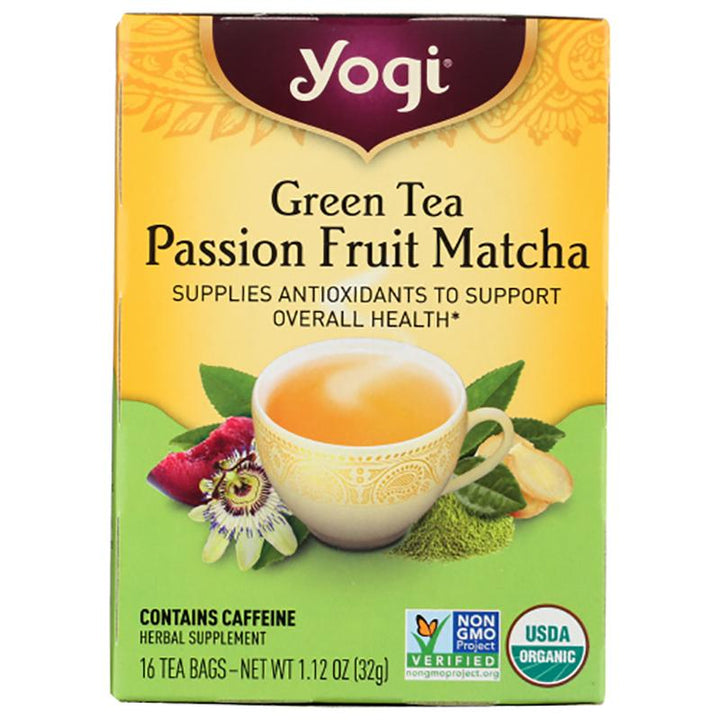yogi green tea passion fruit matcha tea