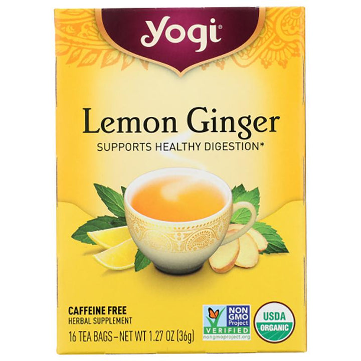 yogi lemon ginger tea