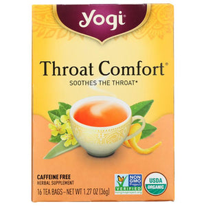 Yogi Tea - Throat Comfort, 16 Bags, 1.1oz