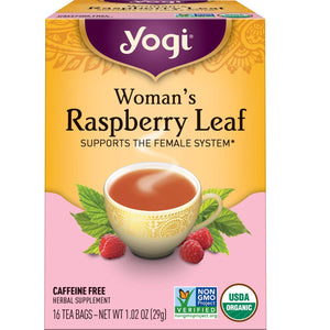 Yogi Tea - Women's Raspberry Leaf, 16 Bags, 1.1oz