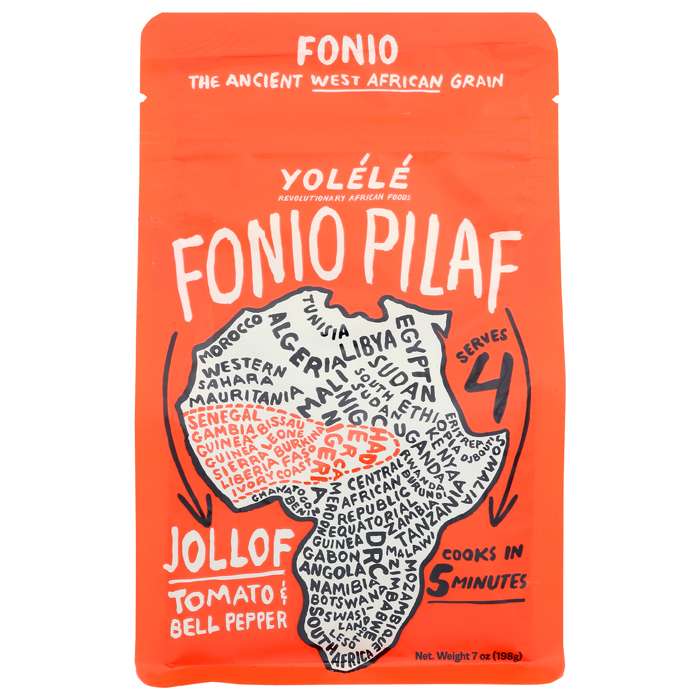YolÃ©lÃ©- Organic Fonio Pilaf Jollof African Super Grains Fonio Pilaf Jollof, 7 oz