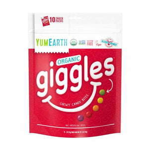 Yum Earth - Giggles Organic Chewy Candy Bites, 2.5oz