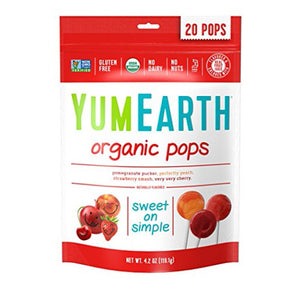 YumEarth Organic Lollipops, 4.2 Ounce
 | Pack of 12
