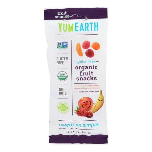 Yumearth - Fruit Snacks - Original, 2oz (Pack of 12)