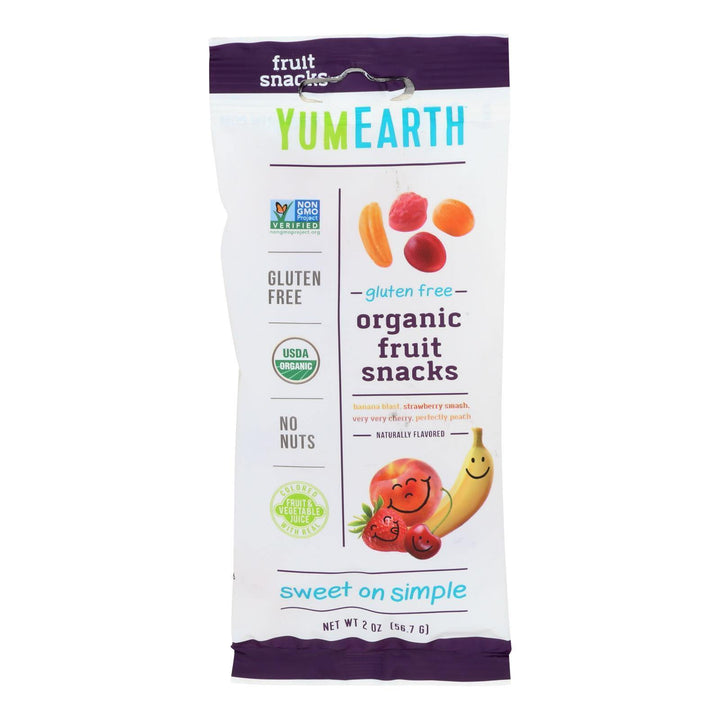 Yummy Earth Organic Fruit Snack 4 Flavors, 2 oz 
 | Pack of 12 - PlantX US