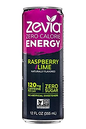 ZEVIA ENERGY RASPBERRY LIME ZERO CALORIE 12 OZ
 | Pack of 12 - PlantX US