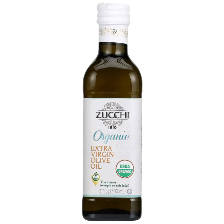Zucchi Organic Extra Virgin Olive Oil, 17.6 Fluid Ounce
 | Pack of 6 - PlantX US