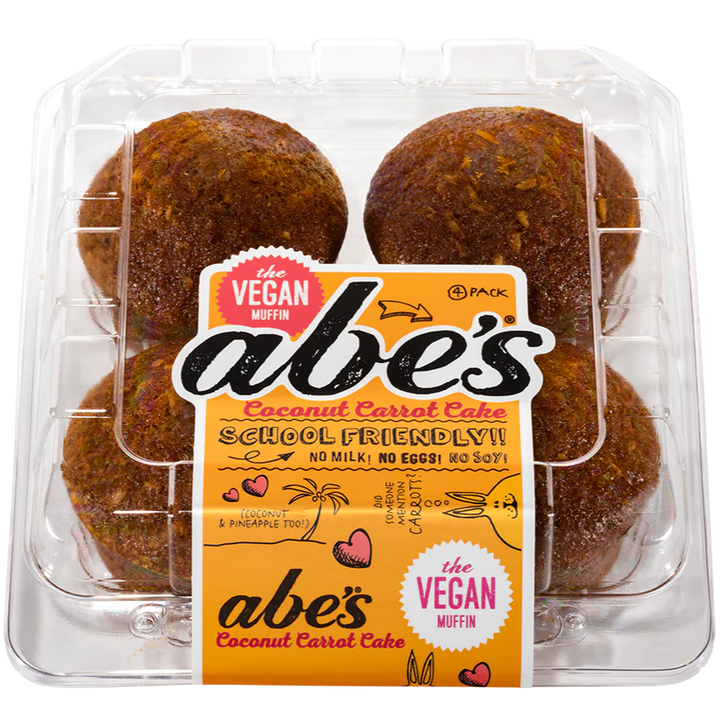 Abe's - Coconut Carrot Cake, 4 Pack | Pack of 12 - PlantX US