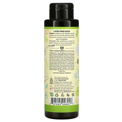 ecoLove - Green Vegetables Family Conditioner, 17.6 fl oz - back