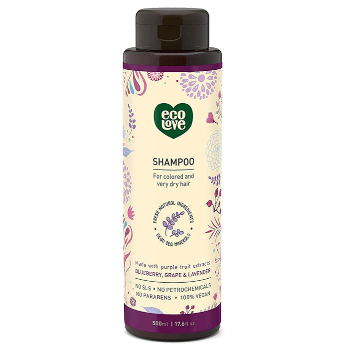 ecoLove - Purple Fruit Shampoo For Colored & Dry Hair 17.6 fl oz