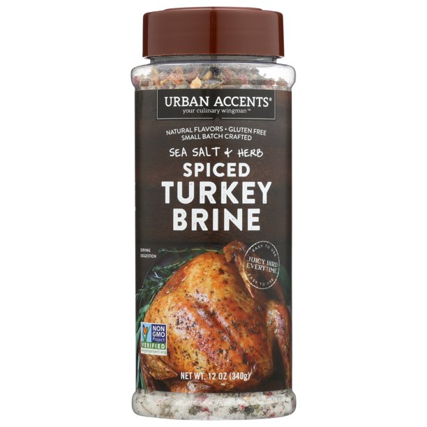 Urban Accents Sea Salt + Herb Spiced Turkey Brine, 12 OZ

 | Pack of 6 - PlantX US