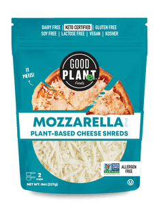 Good Planet Foods - Plant-Based Mozzarella Cheese Shreds, 8oz